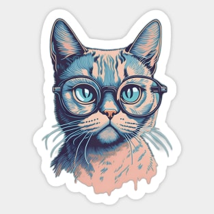 funny cat Sticker